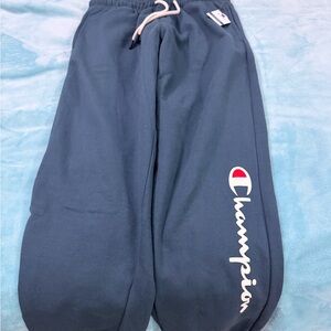 Champion men's Navy Joggers with Logo